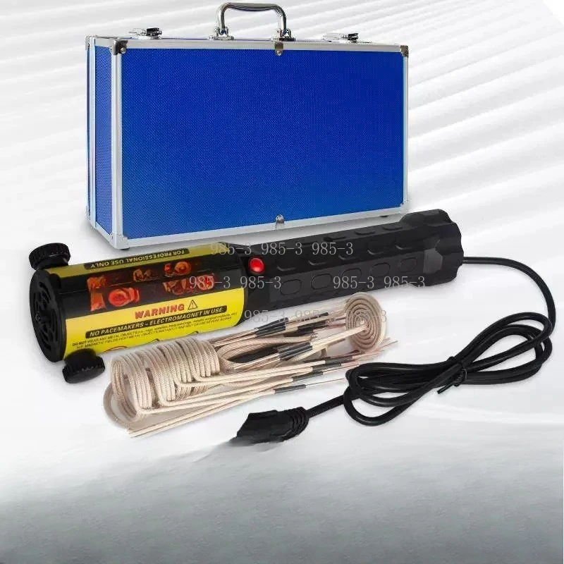 1000W Magnetic Induction Heater Kit 110V 220V Automotive 1000W Flameless Heat Induction Heating Machine 10 Coils Car Repair Tool