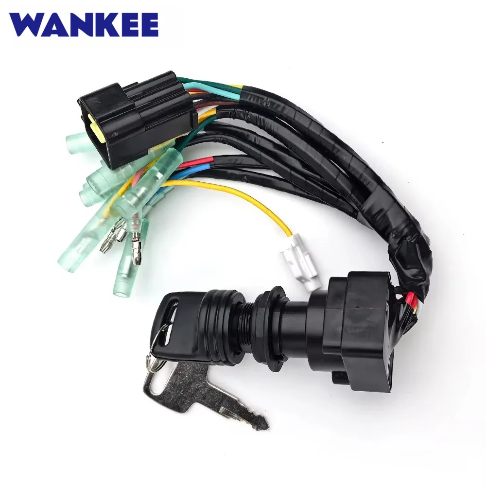 Ignition Main Key Switch 6X4-82510-02-00 6X4-82510 for Yamaha 70 75 90 115HP Outboard Engine
