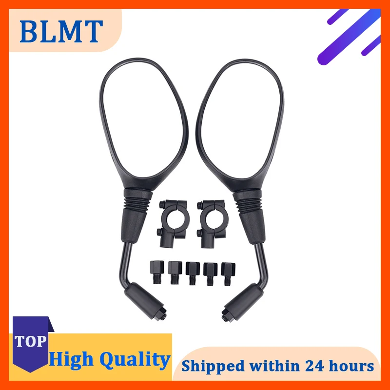 8MM 10MM ATV Motorcycle Left Mirrors Ball-Type Adjustment For Scooter Snowmobile Mope For Polaris Sportsman 850 Touring