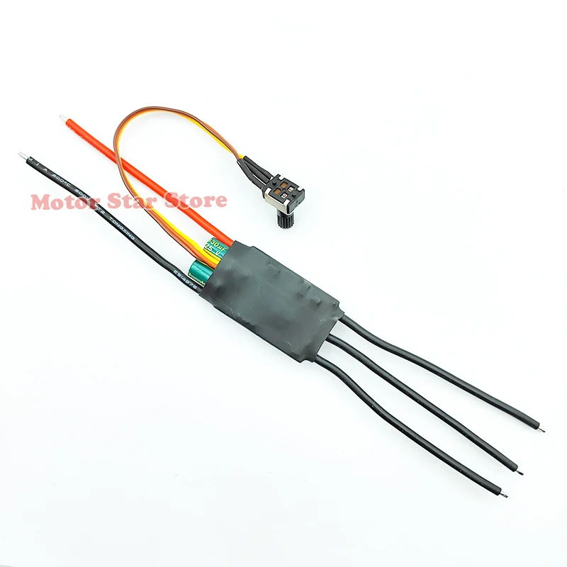 DC 7V-24V 12V 18V 200W BLDC 3-Phase Brushless Motor Driver Hallless DC Motor Drive Board Speed Controller with Potentiometer