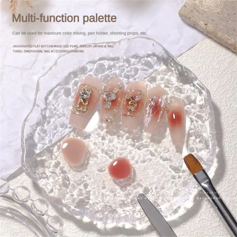 Painted Plate Multifunction 4 Specifications Creative Manicure Manicure Tools Must Have Crystal Palette Convenient Minimalist