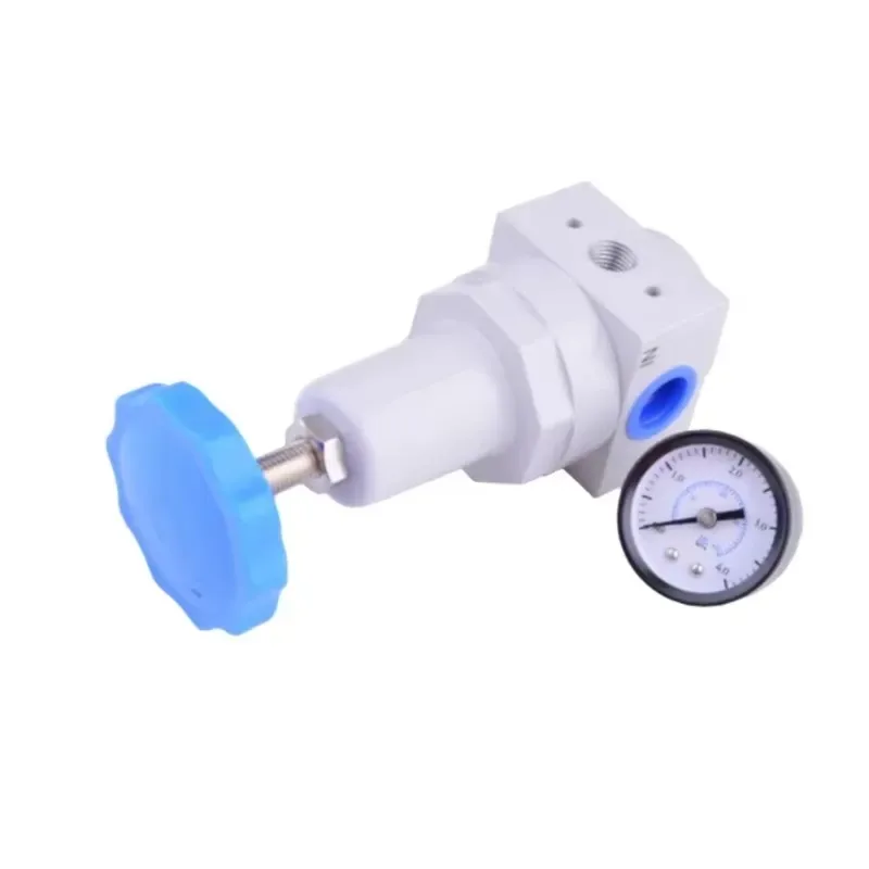 High Pressure Air Regulator with Pressure Gauge Pneumatic Inlet Valve