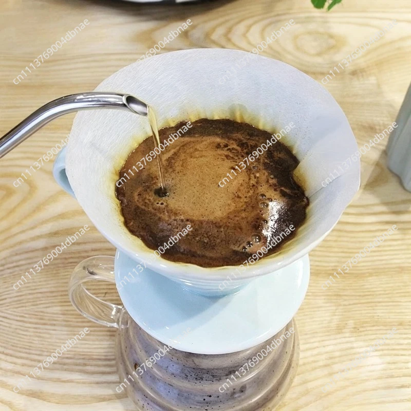 Suitable for 50 Hand Brewed Coffee Filter BagsCoffee Powder Filter PaperBags Drip Type Hand Brewed CoffeeFilter Paper Cone V01