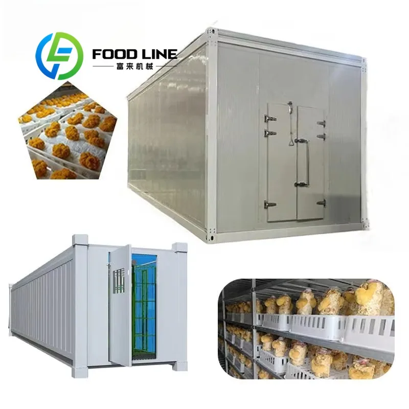 Vertical Farming Steel Shipping Container Greenhouse for Button Mushroom Growing Large Multi-Span Greenhouses