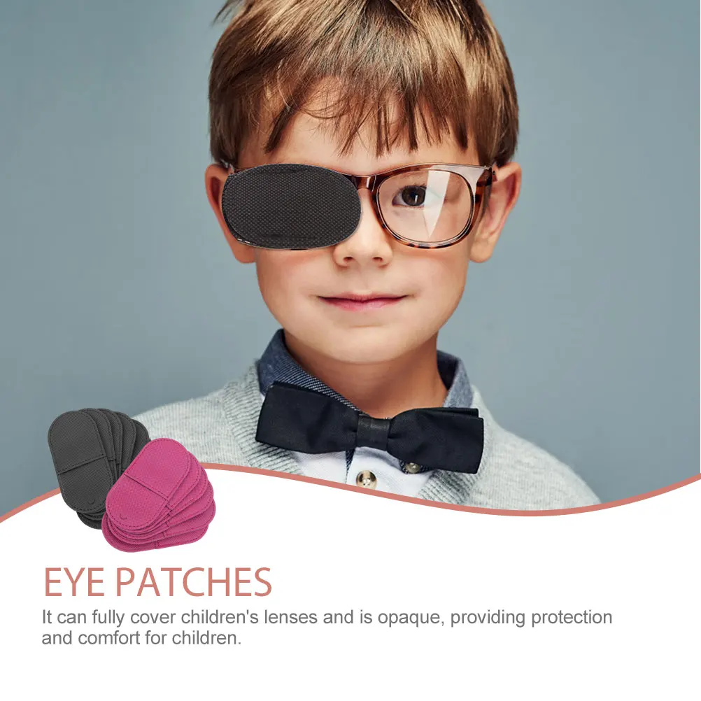 

24 Pcs Amblyopia Training Eye Mask Bubble Wand Toys Wands for Kids Single Patches Light Blocking Breathable Glasses