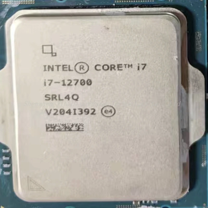 Intel New Core i7-12700 i7 12700 2.1 GHz 12-Core 12-Thread 12th DDR4 CPU Processor 10NM L3=25M 66W LGA 1700 Gaming processador