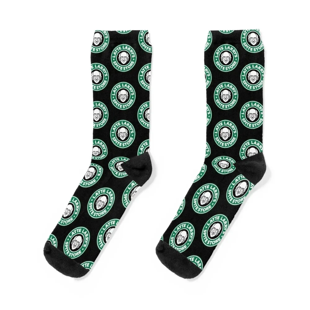 

Latte Larry's Spite Store Socks valentine gift ideas compression Socks Male Women's