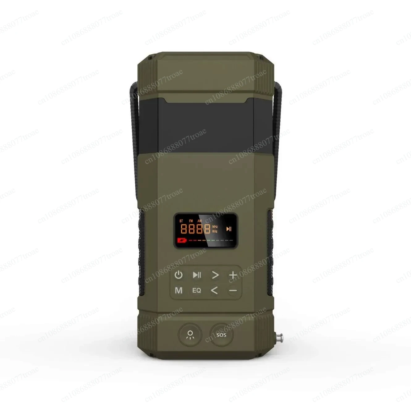 Waterproof Outdoor Solar Charging Bluetooth Hand Radio Camping Light Radio Speaker Flashlight