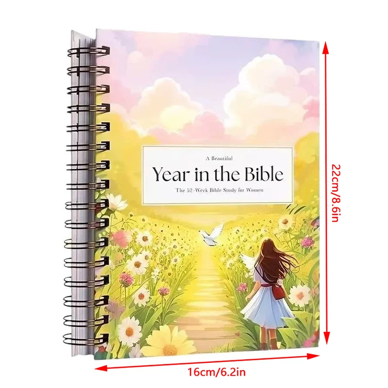 Spiral Bound A Beautiful Year In The Bible Daily Inspection And Reflection Portable Women A Year In The Bible Durable