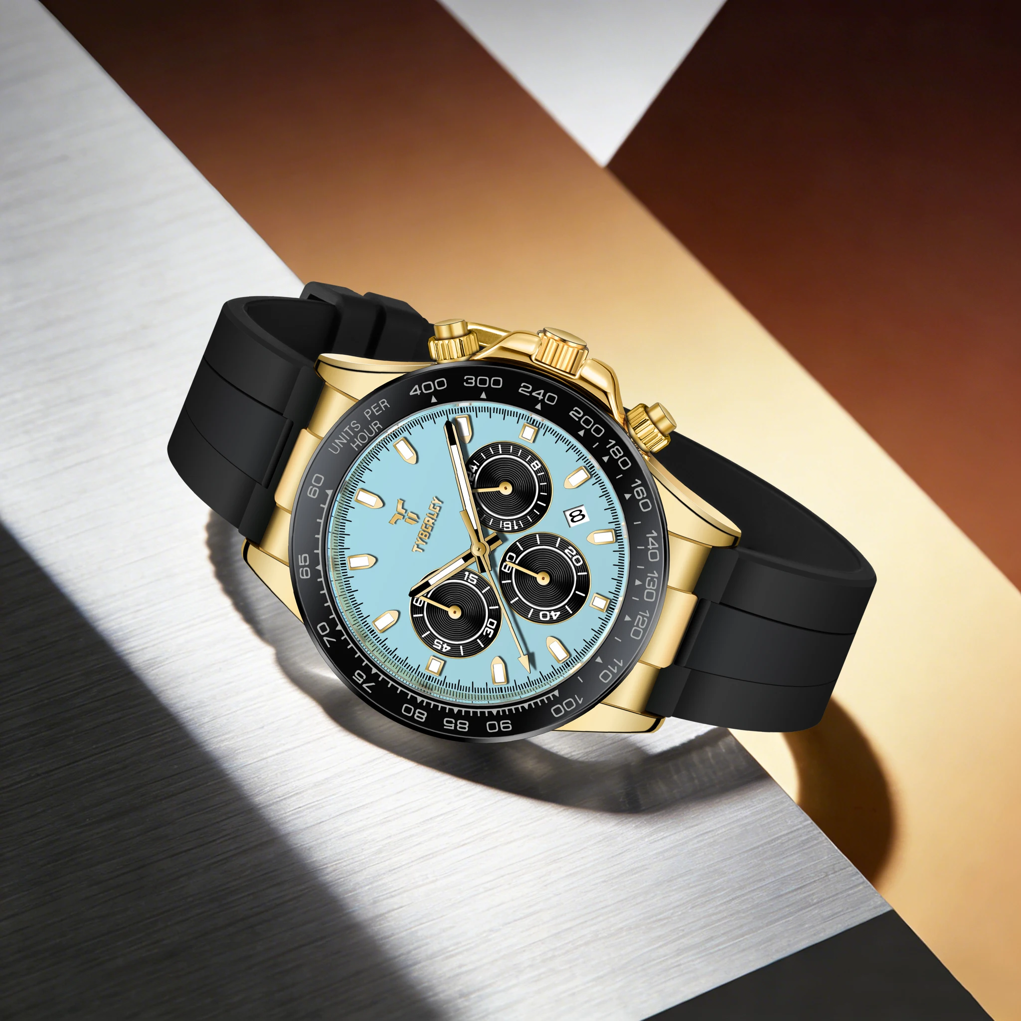 TYBERLEY Sofistikowany Eleganc – Rubber Strap Diver recenzja i cena