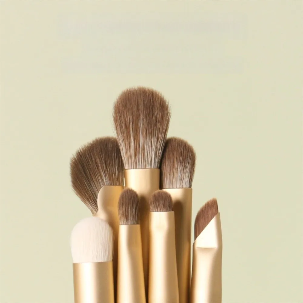 7pcs Set Soft Brush Eye Makeup Brushes Set Eyeshadow Brush Nose Shadow Brush Cosmetics Brushes Detail Brush Makeup Tool