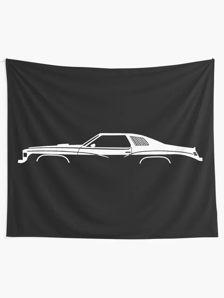 Muscle Car silhouette 1977 Tapestry Wallpaper Living Room Decoration Aesthetic Decoration Tapestry