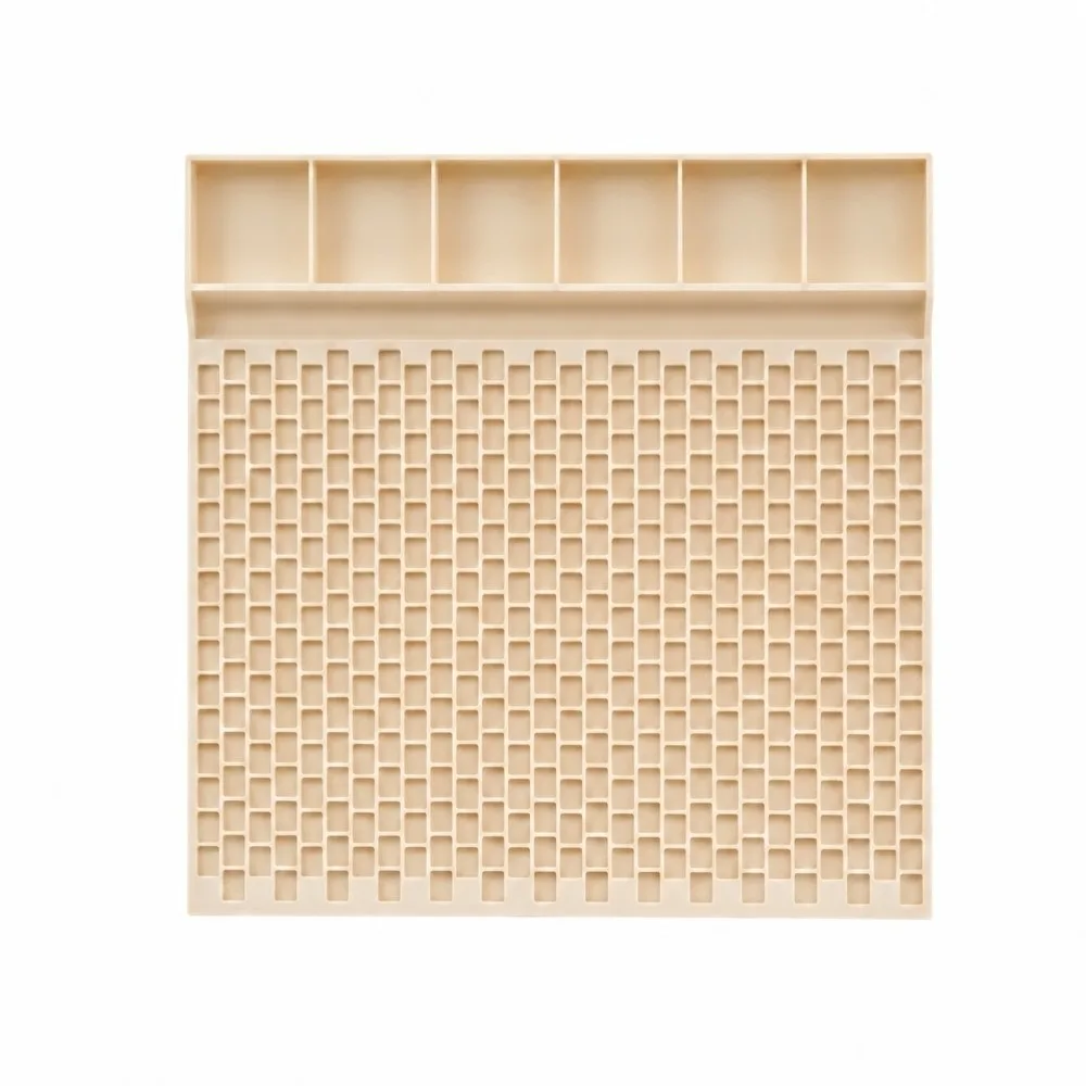 DIY Pony Beads Fast Stringing Tray Large Capacity Thickened Pony Bead Planning Tray Versatile Portable Jewelry Design Board