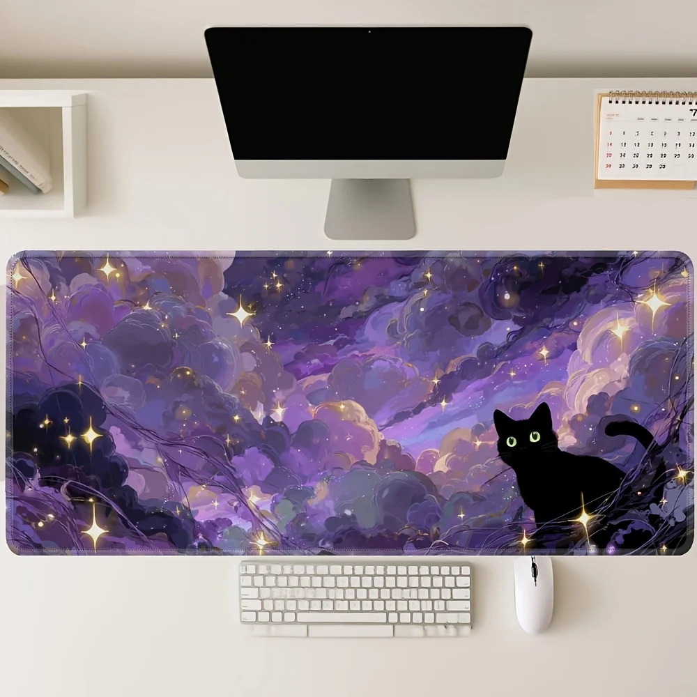 mouse-pad-grande-2d-para-jogos-tapete-de-anime-grande-para-mesa-de-computador--mousepad-estetico-com-ceu-roxo-mistico