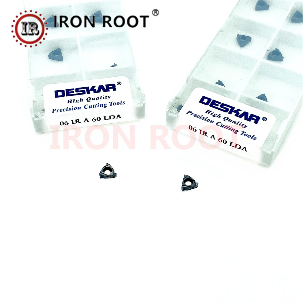 

DESKAR 06IR 08IR 08ER A55 A60 LDC LDA токарный станок с ЧПУ металлический инструмент Резьбовая карбидная вставка для SER/SEL резьбовой держатель инструмента