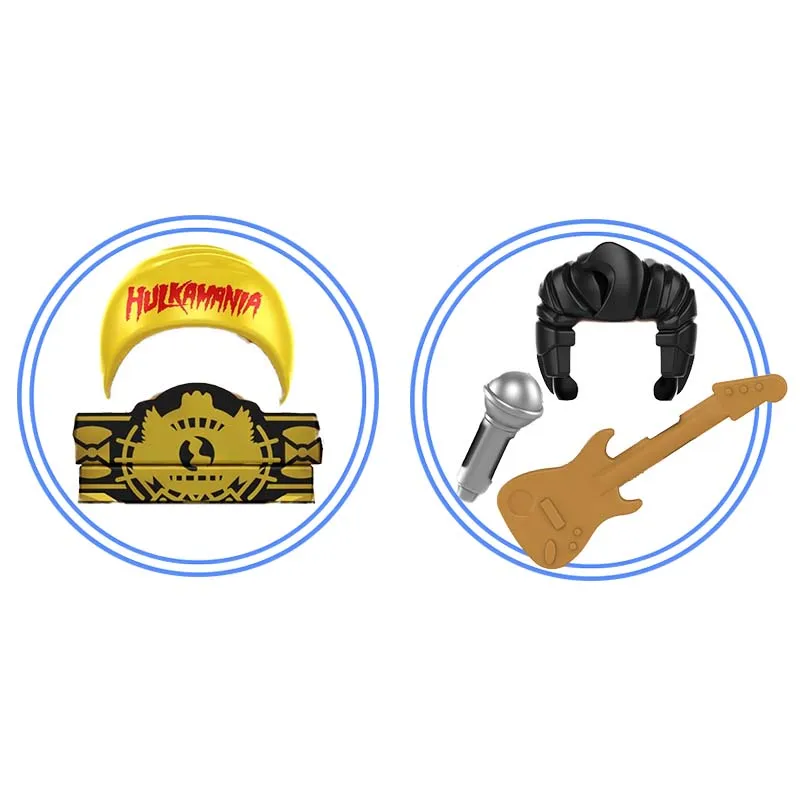 DZ177 DZ178 famoso cantante y luchador nuevos modelos Mini figuras de bloques de construcción de acción ensambladas juguete educativo para niños