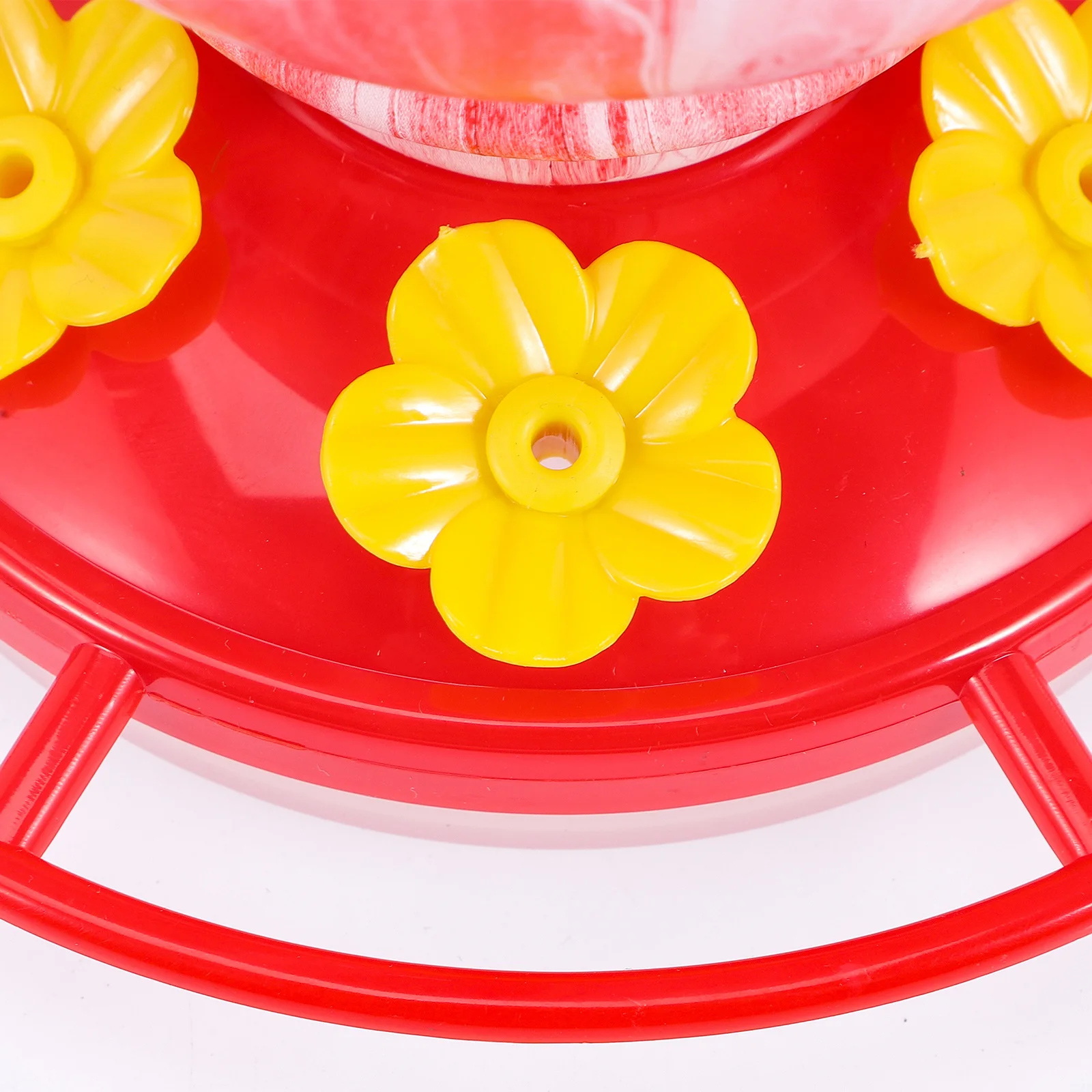 

Flower Shape Hummingbird Durable Plastic Feeder Hanging For Garden Outdoor Backyard Easy Clean Bird Feeding Tool With Ant-Proof