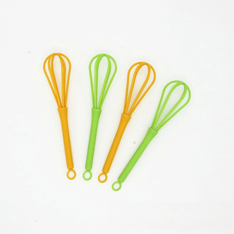 1pc mini manual de silicone multifuncional batedor de ovo duradouro utensílios de cozinha domésticos