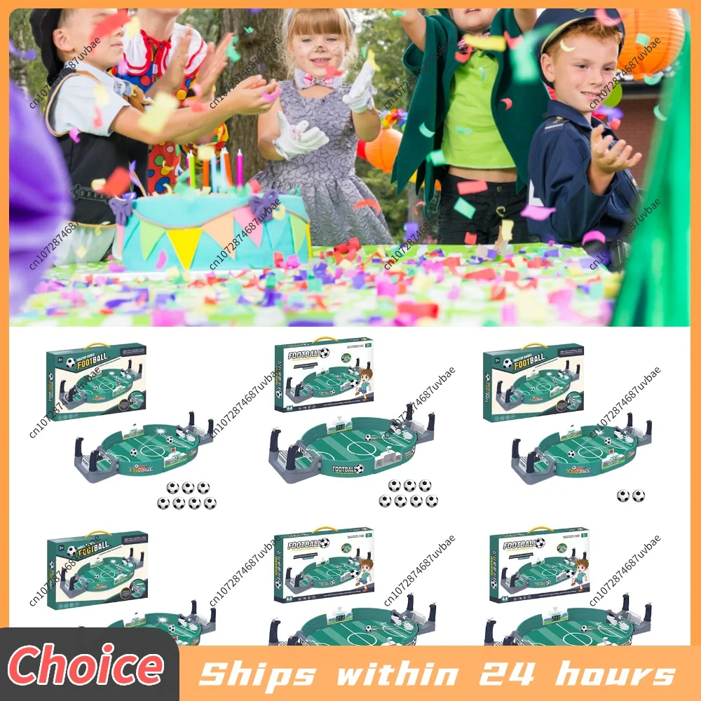 Kids Football Battle Board Game with 2/4/7 Footballs Parent-child Interactive Toys Leisure Soccer Battle Toy for Kids Adults