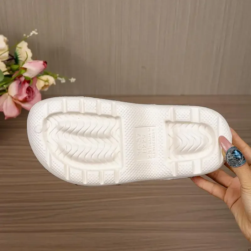 Y2K Metall-Stern Chunky Plateau Clogs Sandalen Damen Sommer 2026 Weiche Dicke Sohle Gartenschuhe Leichte Strandpantoffeln für Frauen – Detail 18