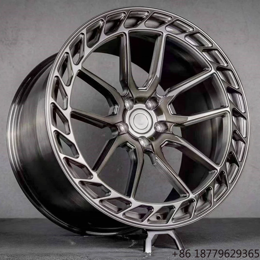 Multi-Size Sport Style Forged Wheels 16-23 Inches Brushed Finish Passenger Car Modification