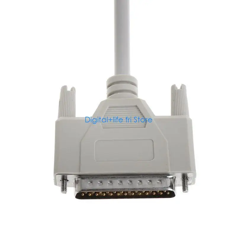 E06D DB25 Extension Cable Male To Male To Female 25 Pin Line Parallel Port Cable Pure Copper Serial Data Extension Line