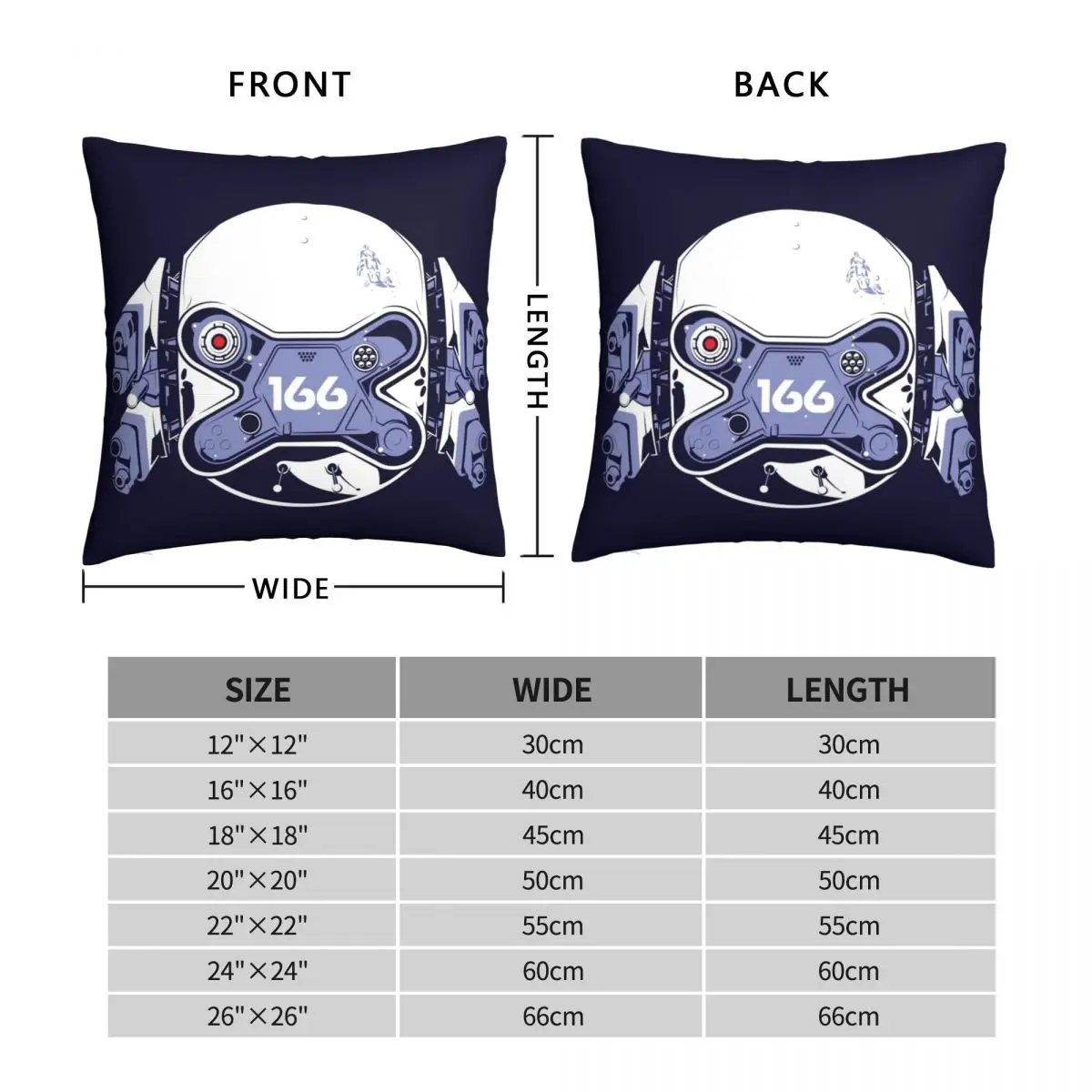 Drone 166 Tribute Tee Square Pillowcase Polyester Linen Velvet Printed Zip Decor Home Cushion Cover Wholesale