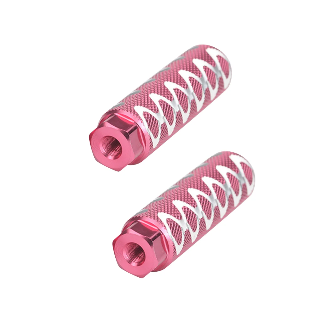 

Rear Foot Pegs Pedal Rests for Bicycle Electric Scooter Motorcycle Passenger Sturdy Aluminum Alloy Long Length Adult