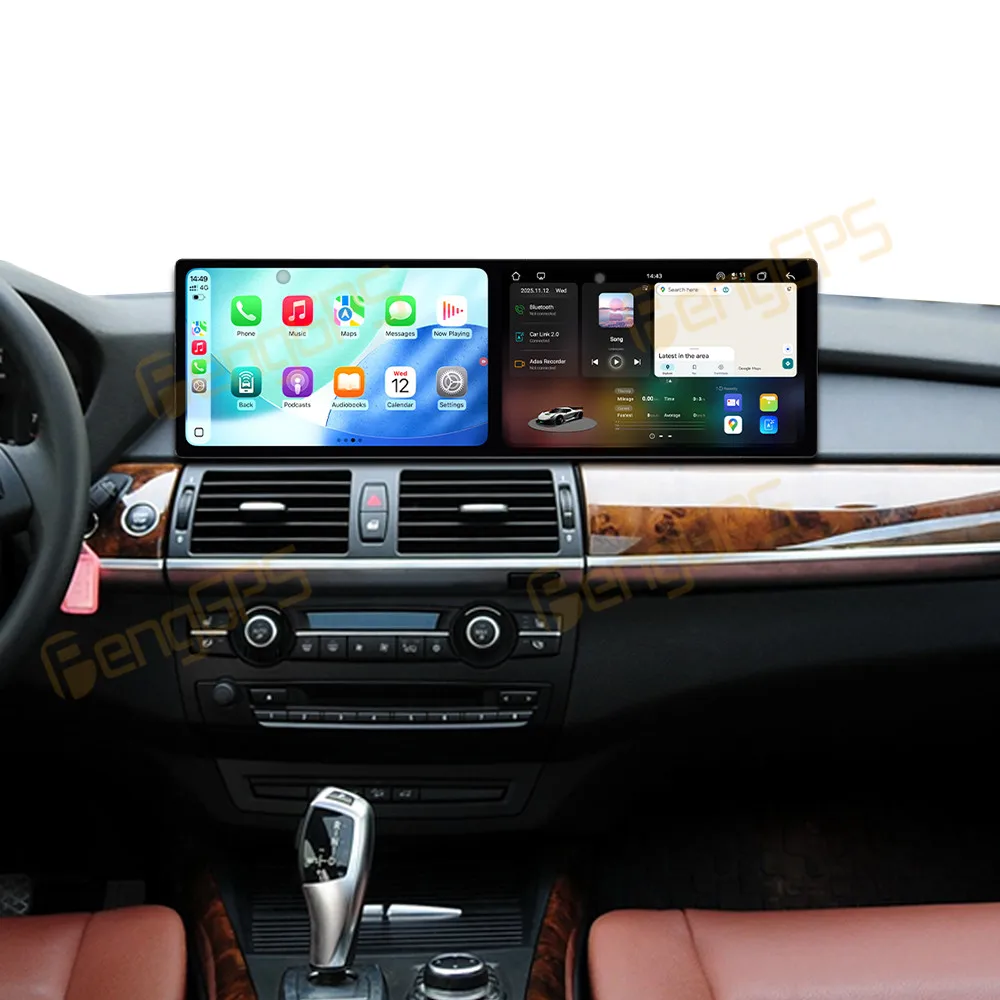 

Dual Screen 9.1" Android 15 CarPlay Car Radio For BMW X5 F15 2013-2017 NBT Touch Screen Multimedia Player GPS Navigation DSP