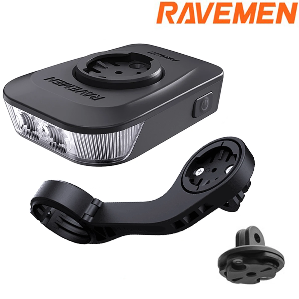 

RAVEMEN FR500 Bike Headlight For Garmin Wahoo XOSS IGPSPORT Magene GPS Rechargeable Bicycle Front Lamp with AOM05 AGM03 Mount