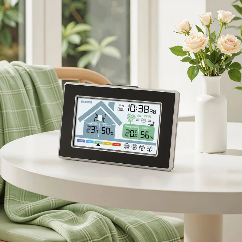 

Portable Indoor Digital Thermometer And Hygrometer High Precision Temperature And Humidity Monitor For Home Office