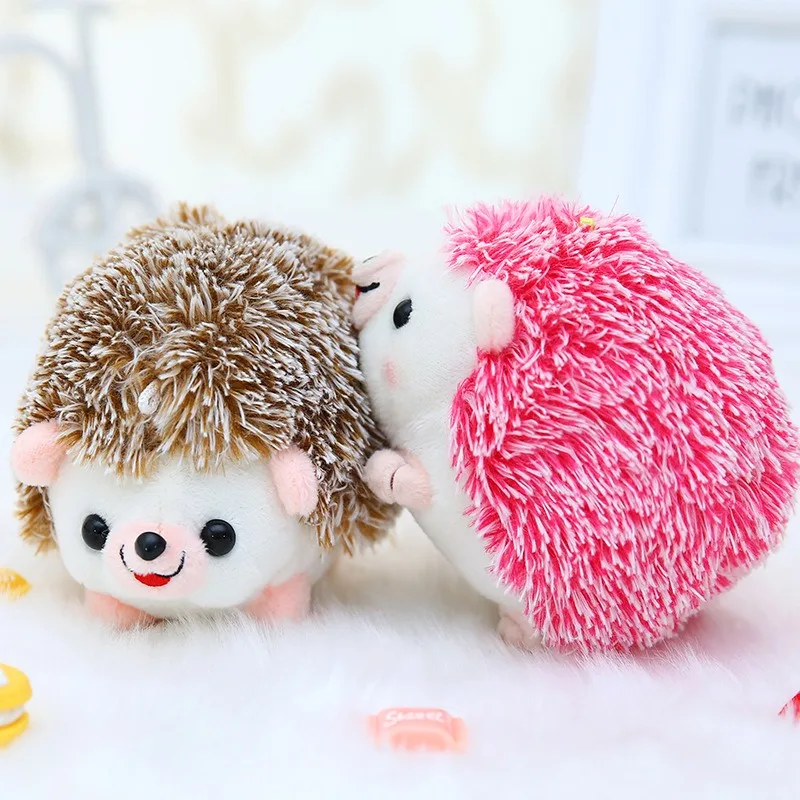 Mini Hedgehog Plush Keychain Stuffed Toy Plush Pendant Cute Keychain for Bag Gift for Kids