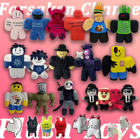 TreasuringU New 30cm Chance Plush Toys Cute Cartoon Rabbits Stuffed Dolls Slasher Game Plushie For Boy Girl Birthday