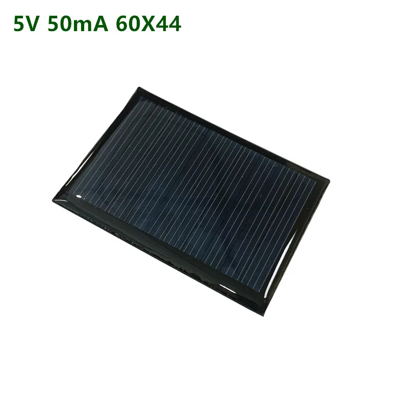 5V 50mA Mini Solar Panel Battery Module DIY Epoxy Board PET Power Generation Board Model
