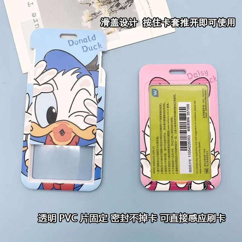 Disney Minnie Mouse Cartoon Couple Student ID Set Dinner Card Chest Card Set Subway Access Card Holder view 4