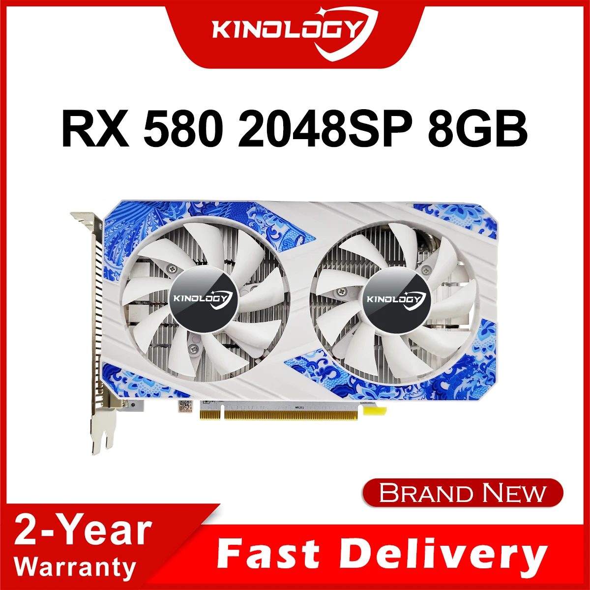 kinology placa grafica radeon rx580 a nova placa de video para jogos componentes do computador desktop amd rx 580 gpu pcie30x16 gddr5 8g 01