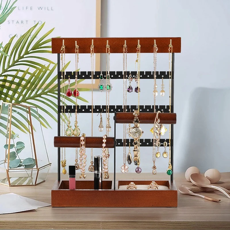 Double Axis Jewelry Rack Bracelet Necklace Jewelry Display Rack Fine Workmanship