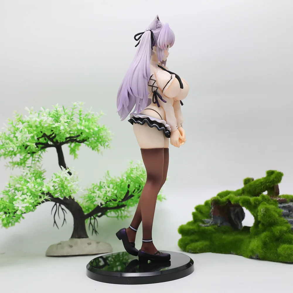 Figurka Alvina z kocimi uszami, 26 cm, mokra, seksowna figurka anime, GK, piękna figurka, model, prezent, figurka akcji, model dla dorosłych, lalka.