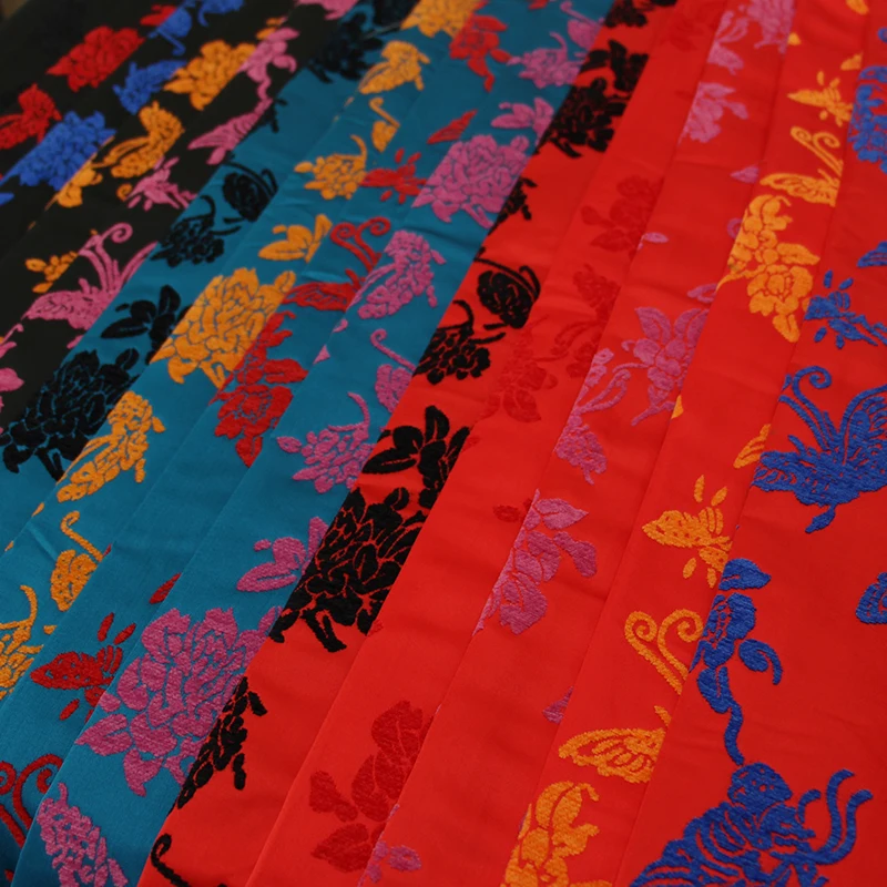 

Модный двусторонний жаккардовый жилет в китайском стиле в стиле ретро, модная ткань, одежда «сделай сам», принадлежности для шитья