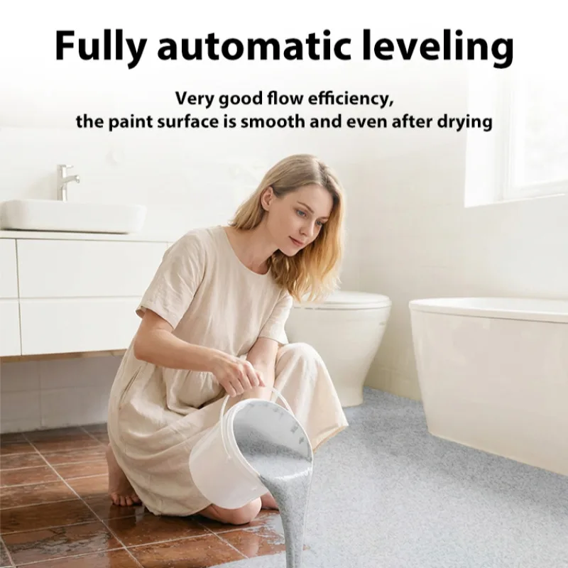 Epoxy Floor Paint Self Leveling Wear Resistant Epoxy Colored Sand Coating for Home Renovation Concrete Garage Floor