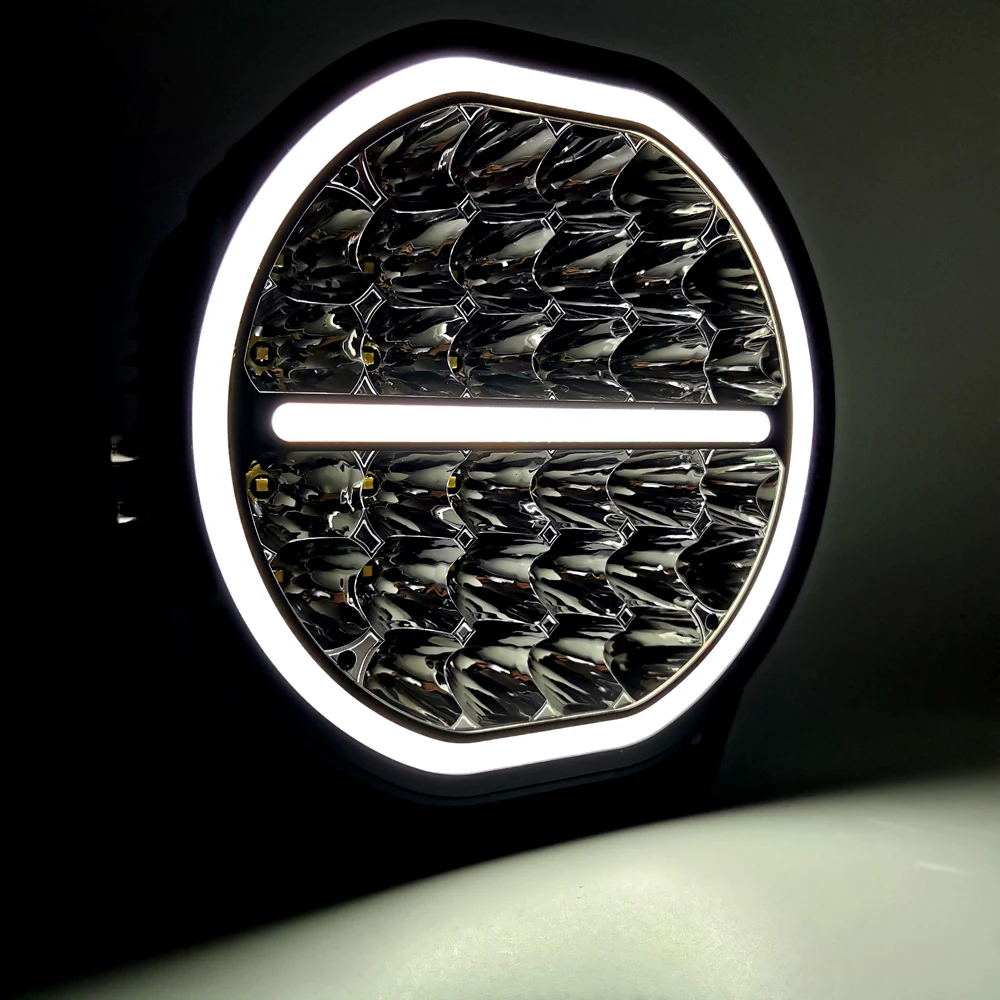 Factory High Power 9Inch185W Round Offroad LED Work Light for Forklift Tractor Truck Auto Off Road Spot Driving Lamp