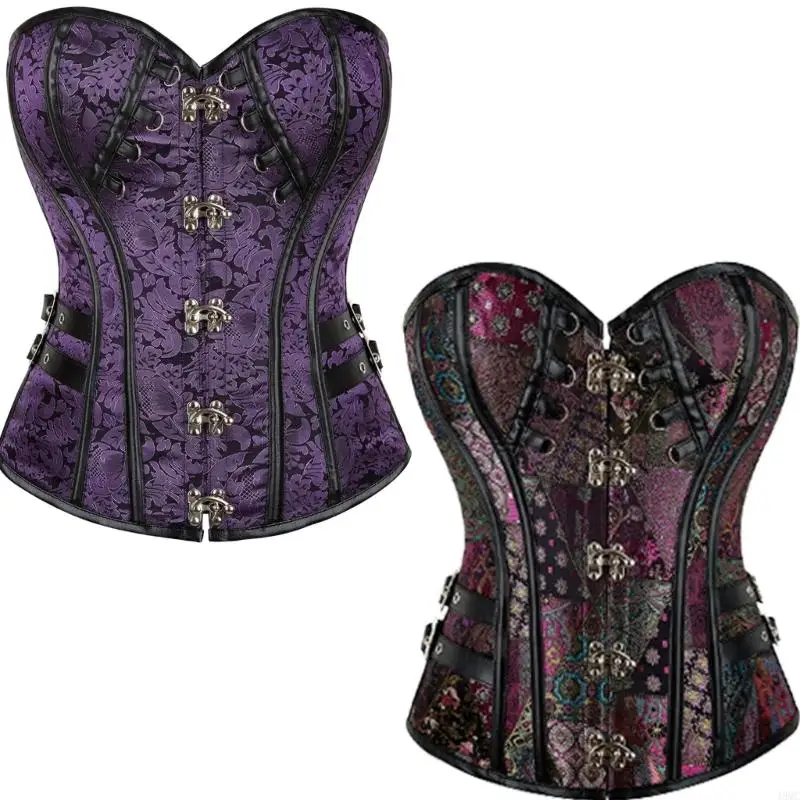 49MC Phục hưng Corset Nội lót dây thắt lưng cho phụ nữ Trang phục gothic Shaplass Corselet Under UNPUST