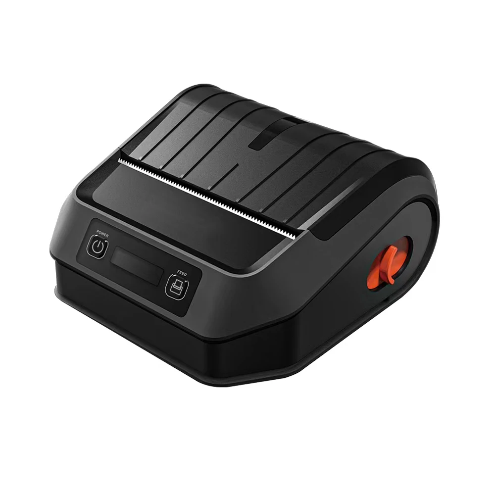 80mm Portable Thermal Label Printer 2600mAh Battery 203dpi Resolution Wireless Design for Logistics Inventory Management Stock