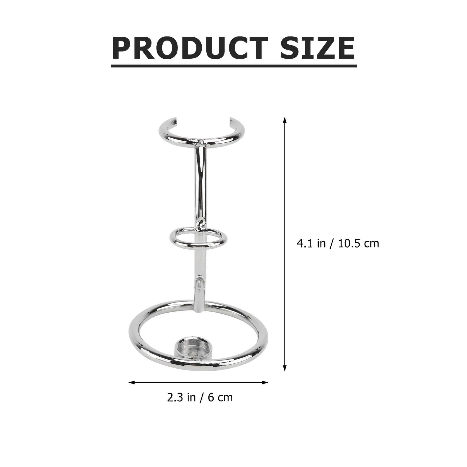 حامل فرشاة الحلاقة رف معدني مزدوج القوس تصميم الحلاقة والفرشاة تخزين الوقوف لتنظيم الحمام رفوف أدوات الحلاقة