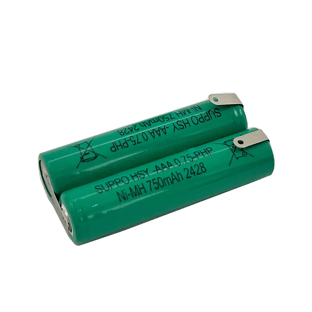 HSY-AAA750 SUPPO 2.4V 1500mAh/2400mAh Ni-MH Battery for Philips Norelco BG2028/ XA2029 Body Groomer Bodygroom Electric Shaver