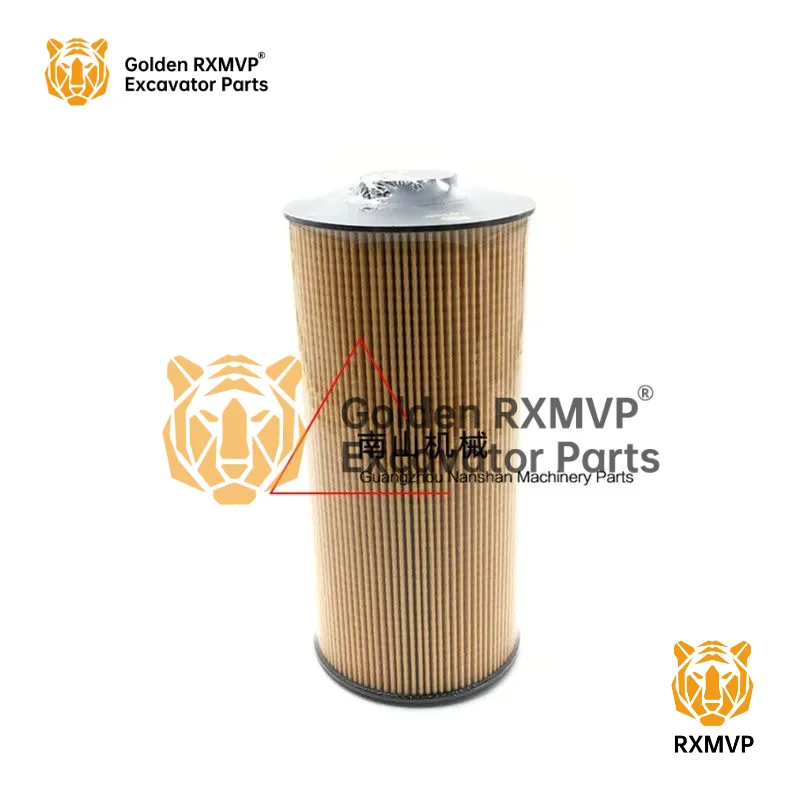 For  CX130B Hydraulic Return Oil Filter Oil Grid Diesel Air Filter Oil Water Paper Diesel Filter  Excavator