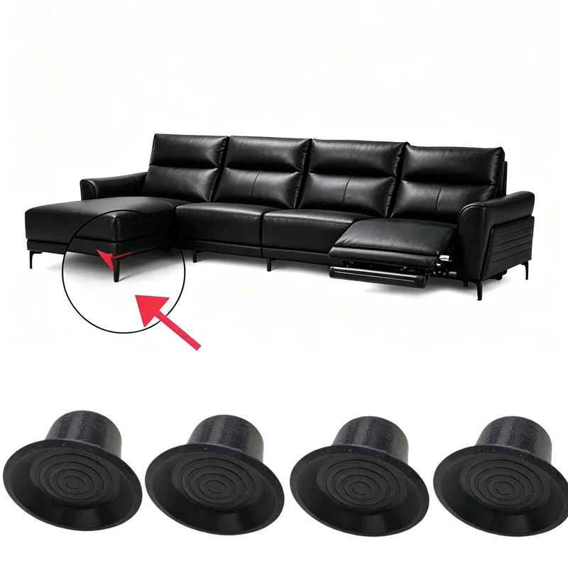 Furniture Anti Slip Suction Foot Pads Silicone Rubber Non Slip Feet Caps Mute Floor Protector for Trampoline Gas Stove Sofa Bed