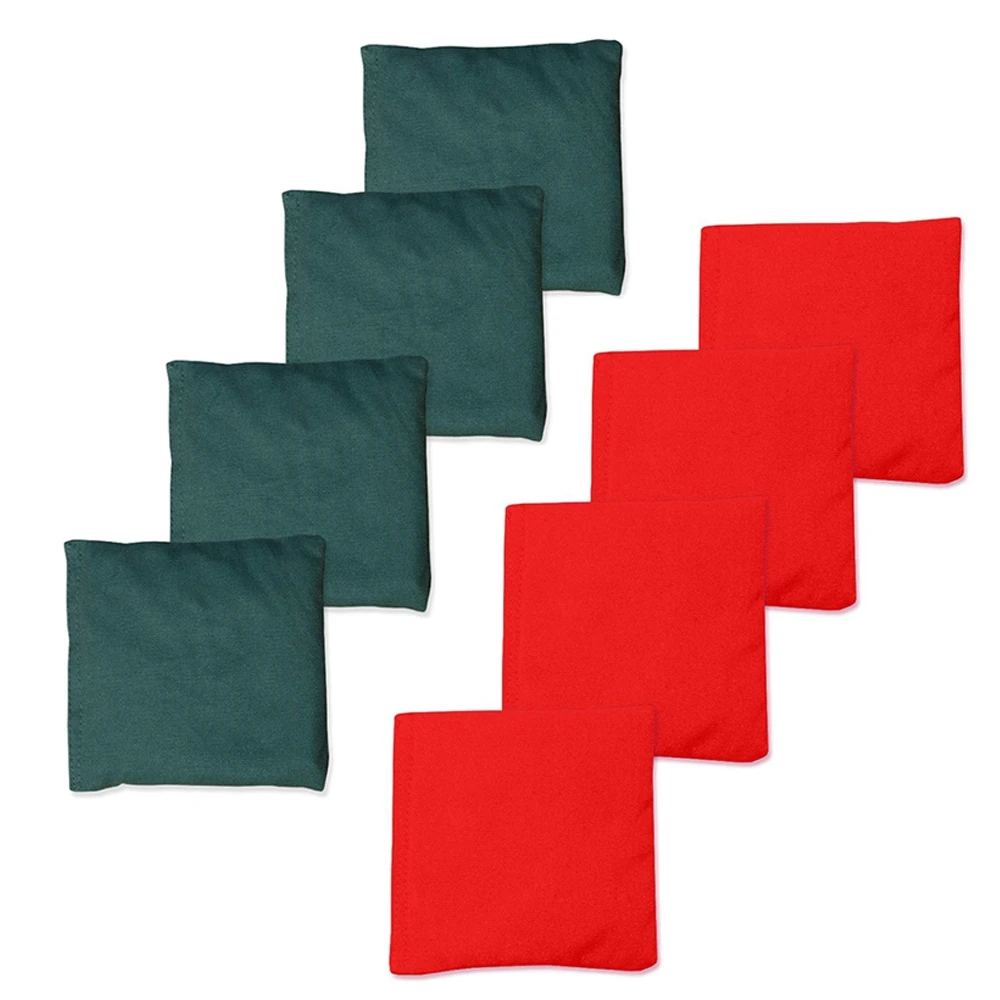 ABTI-Sports And Outdoor Activities Sandbags,Children's Play Sandbags Set Of 8—Red+Green