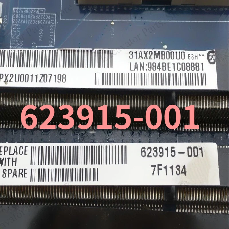 1PCS Brand New 623915-001 623915001 DA0AX2MB6E1 Motherboard CQ56 G62 AMD Fast Delivery