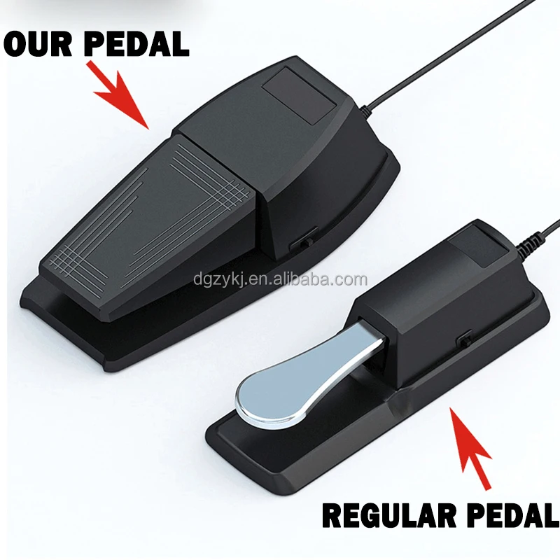 Manufacturer supply cheap price piano accessory for electric keyboard digital piano sustain pedal